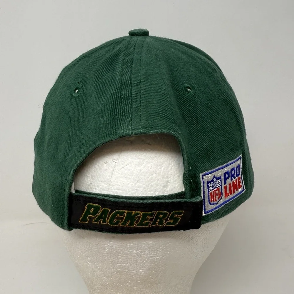 Vtg Sports Specialties Green Bay Packers NFL Pro Line Strap‎ Back Hat Cap